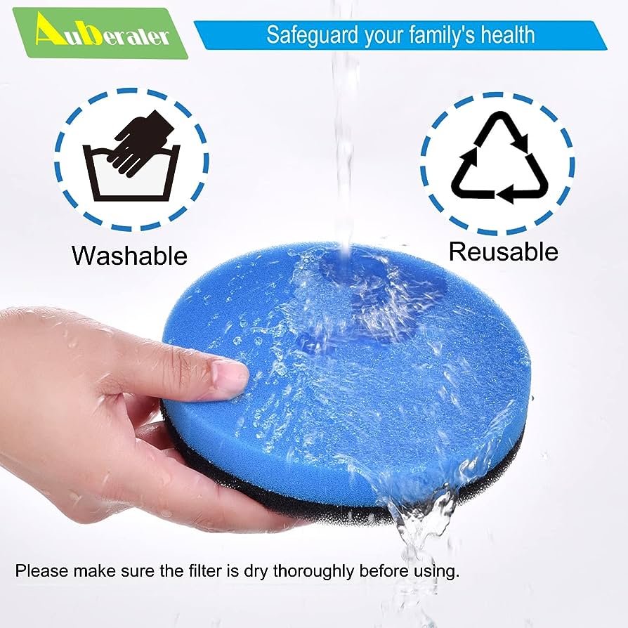 Cleaning a Washable Foam or Cloth Vacuum Filter