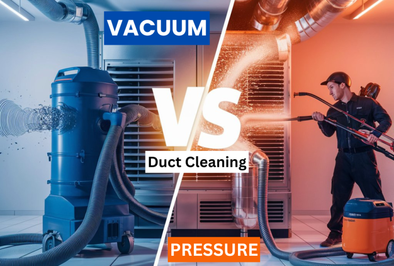 Which is Better: Duct Cleaning with Vacuum or Pressure?