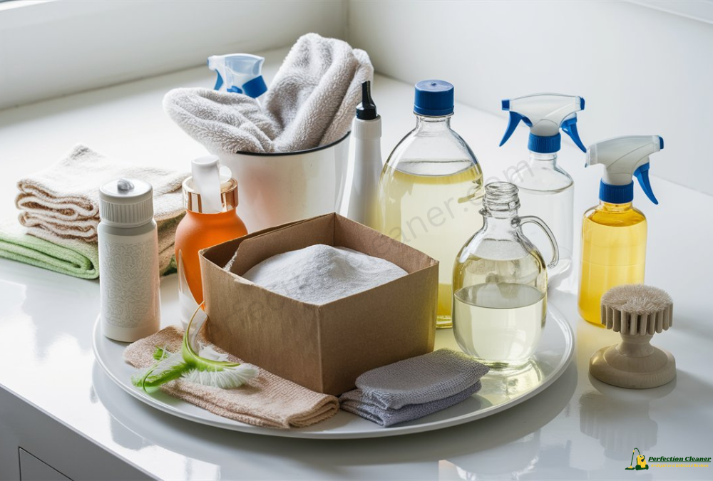 How to Clean a Mattress Without a Vacuum Cleaner tools and supplies