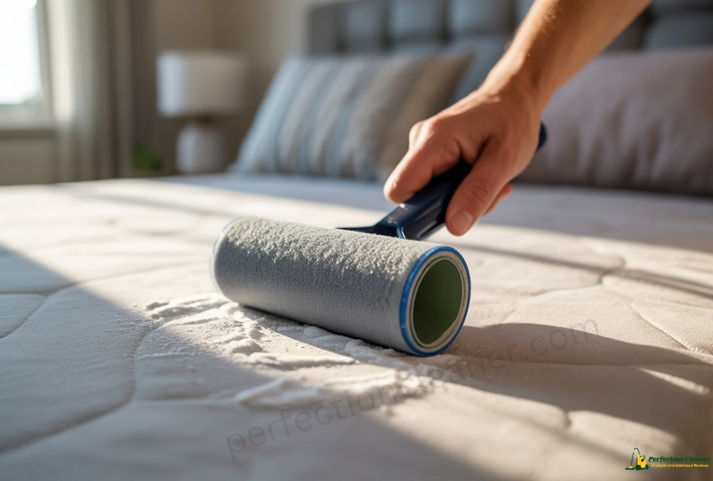How to Remove Baking Soda from Mattress Without Vacuum 4 Lint Roller or Tape Method