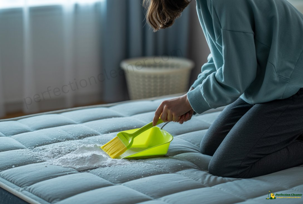 How to Remove Baking Soda from Mattress Without Vacuum 2 Using a Brush and Dustpan