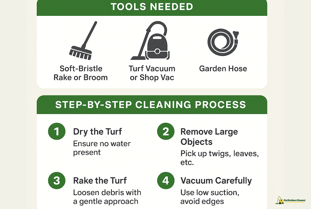 Can You Vacuum Artificial Grass? Expert Guide for Homeowners 3 Step-by-Step Guide: How to Vacuum Artificial Grass