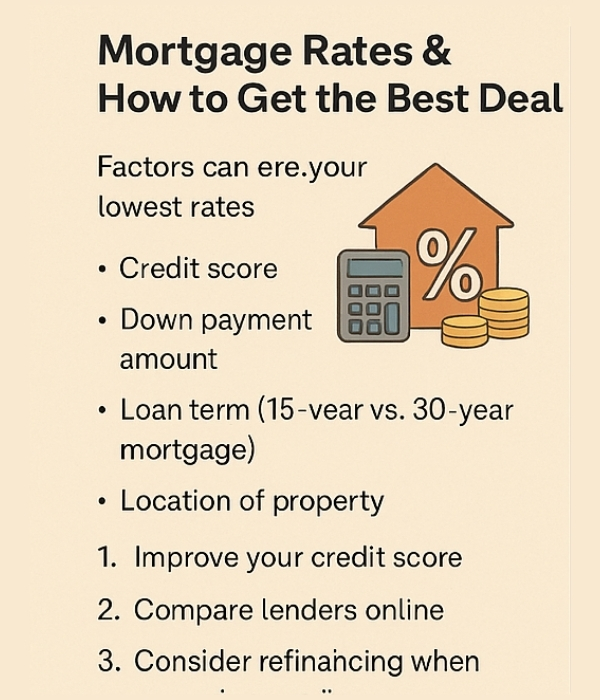 Mortgage Rates & How to Get the Best Deal