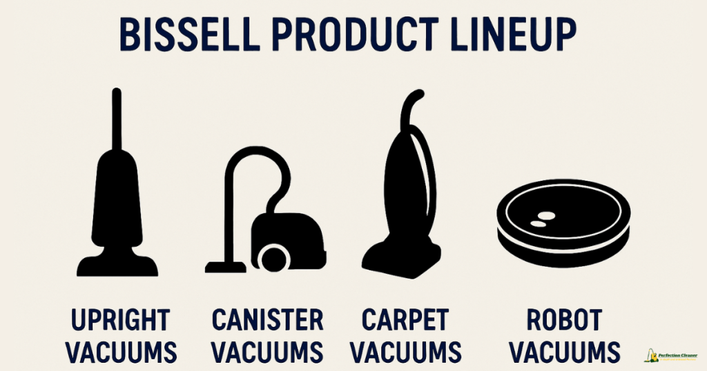 Bissell product upright vacuum, robotic vacuum, carpet vacuum, canister vacuum