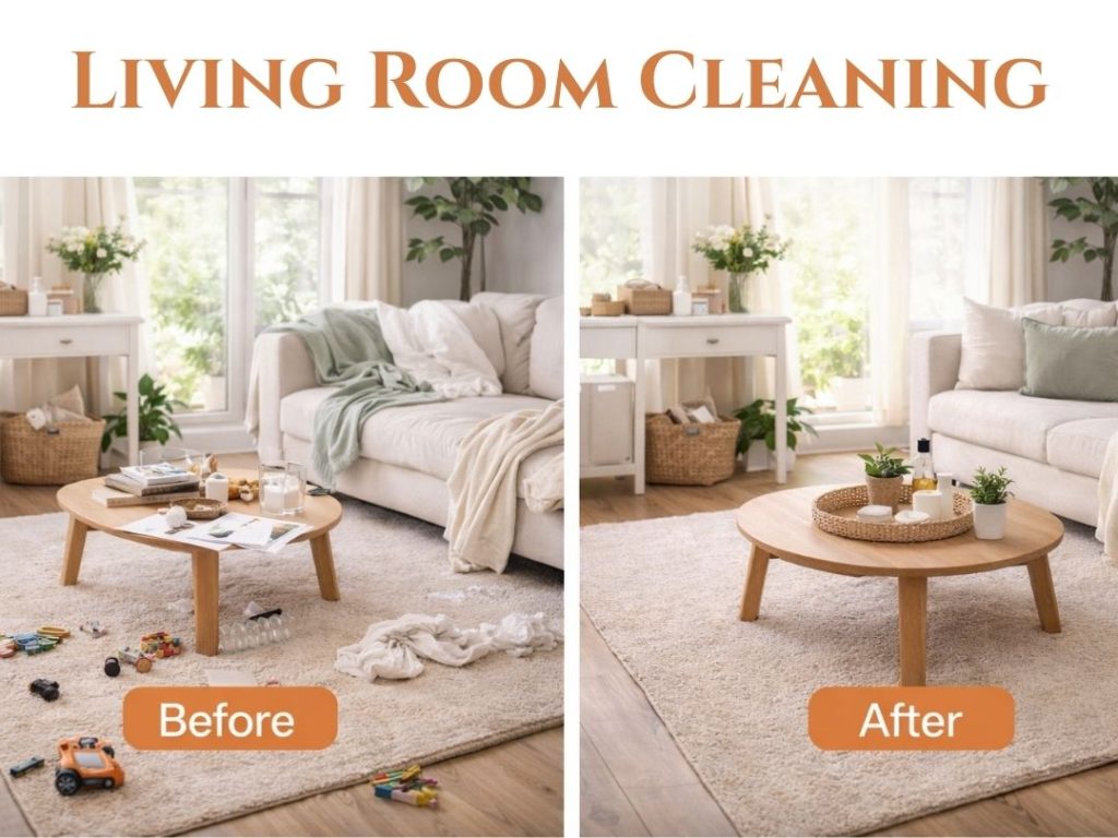 35 Easy Home Cleaning Ideas That Actually Work: A Real Person's Guide 4 Living Room Cleaning Ideas: Quick Wins for Busy Homes