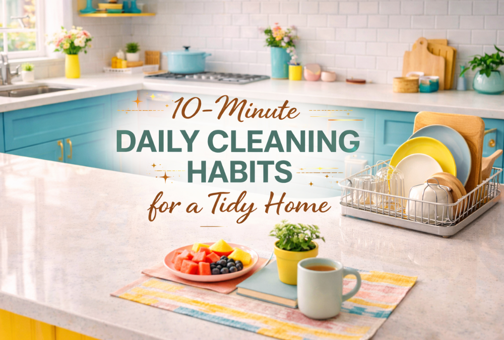 10-Minute Daily Cleaning Habits for a Tidy Home 1 10-Minute Daily Cleaning Habits for a Tidy Home