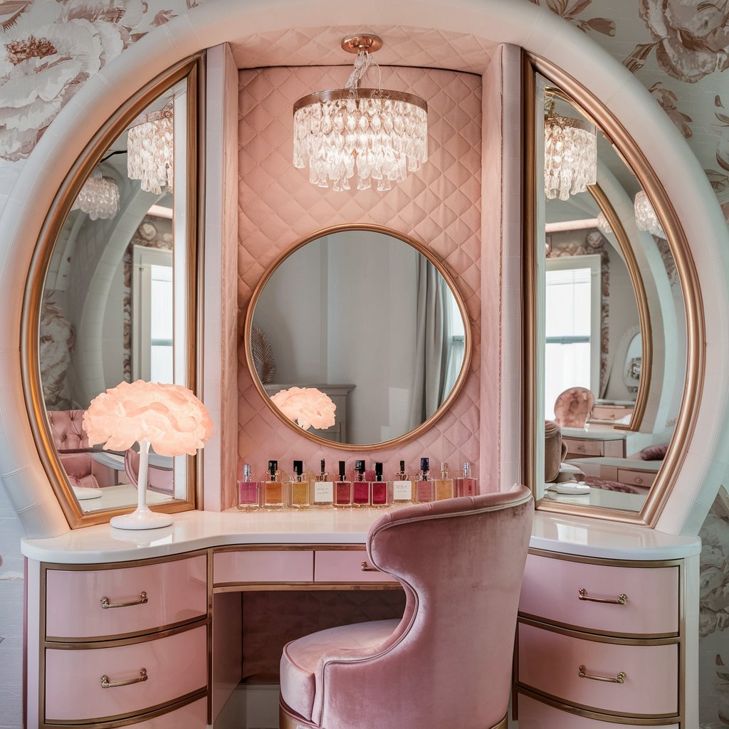 11 Beautiful Girls Bedroom Ideas That Are Easy to Create 10 Mirror & Vanity Corner