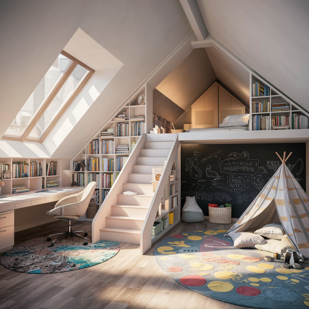 10+ Dreamy Kids Bedroom Ideas for a Magical and Beautiful Space 11 Study + Play Combo Room