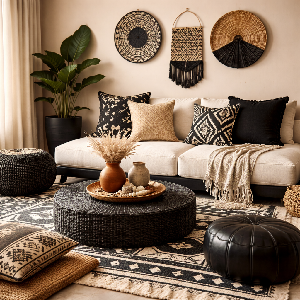 15 Afrohemian Home Decor Ideas for Small Spaces (Stylish, Cozy & Budget-Friendly) 4 Afrohemian Home Decor Ideas