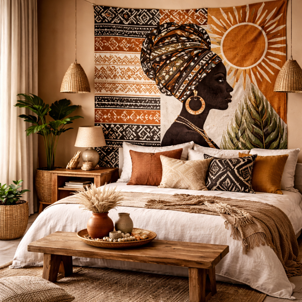 15 Afrohemian Home Decor Ideas for Small Spaces (Stylish, Cozy & Budget-Friendly) 7 Afrohemian Home Decor Ideas