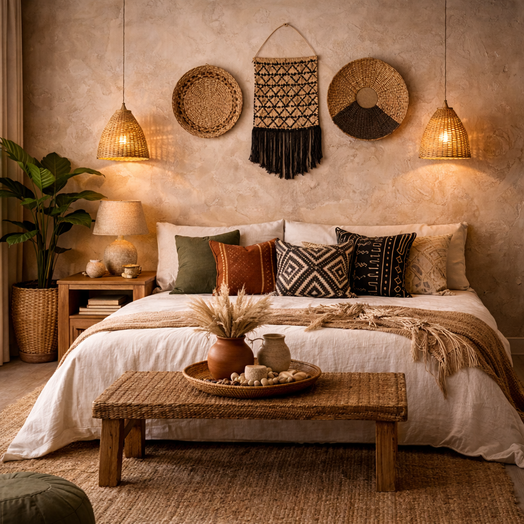 15 Afrohemian Home Decor Ideas for Small Spaces (Stylish, Cozy & Budget-Friendly) 10 Afrohemian Home Decor Ideas