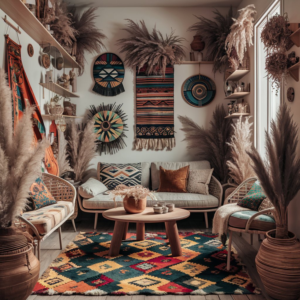 15 Afrohemian Home Decor Ideas for Small Spaces (Stylish, Cozy & Budget-Friendly) 14 Afrohemian Home Decor Ideas