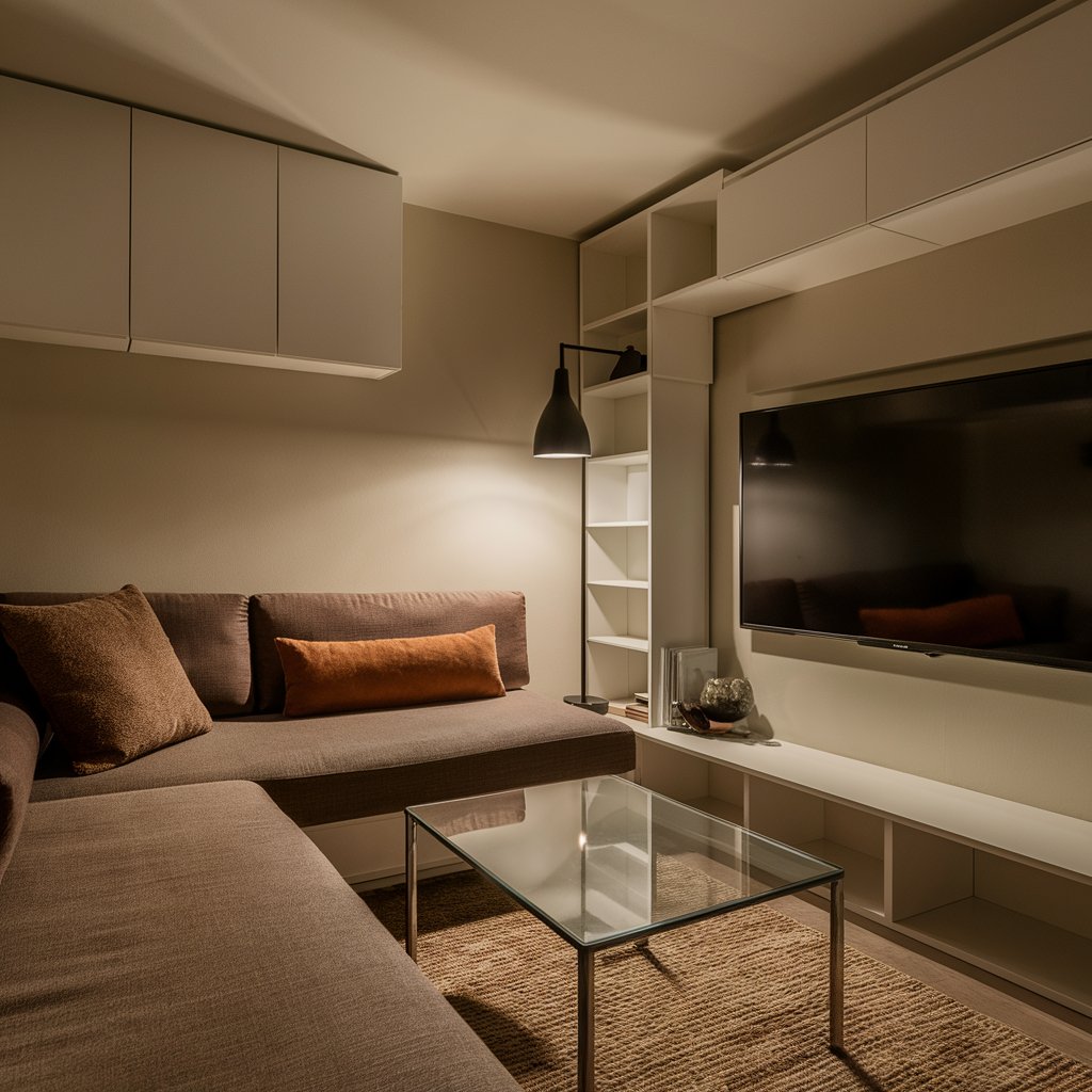 10 Small Living Room Furniture Layout Idaes to Maximize Your Space 4 Small Living Room with L shape sofa Layout
