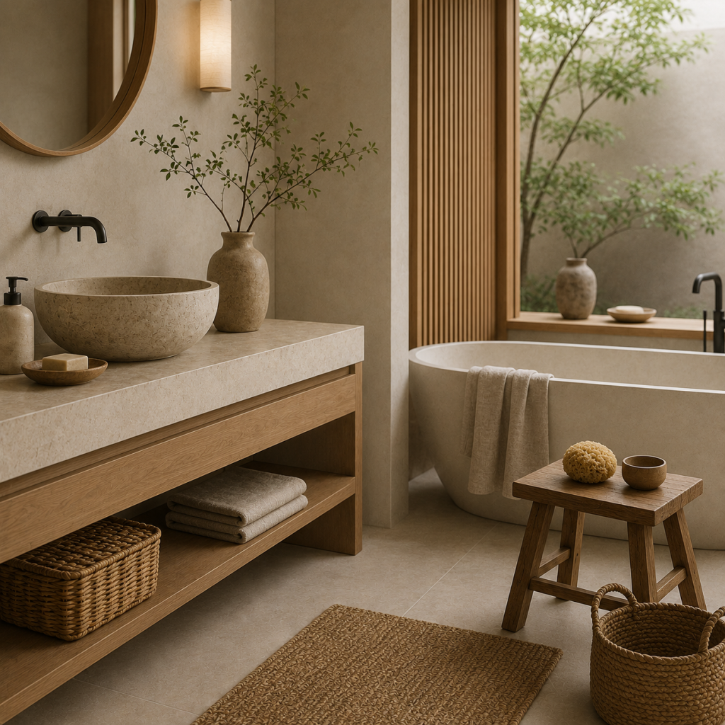 Japandi Bathroom Ideas