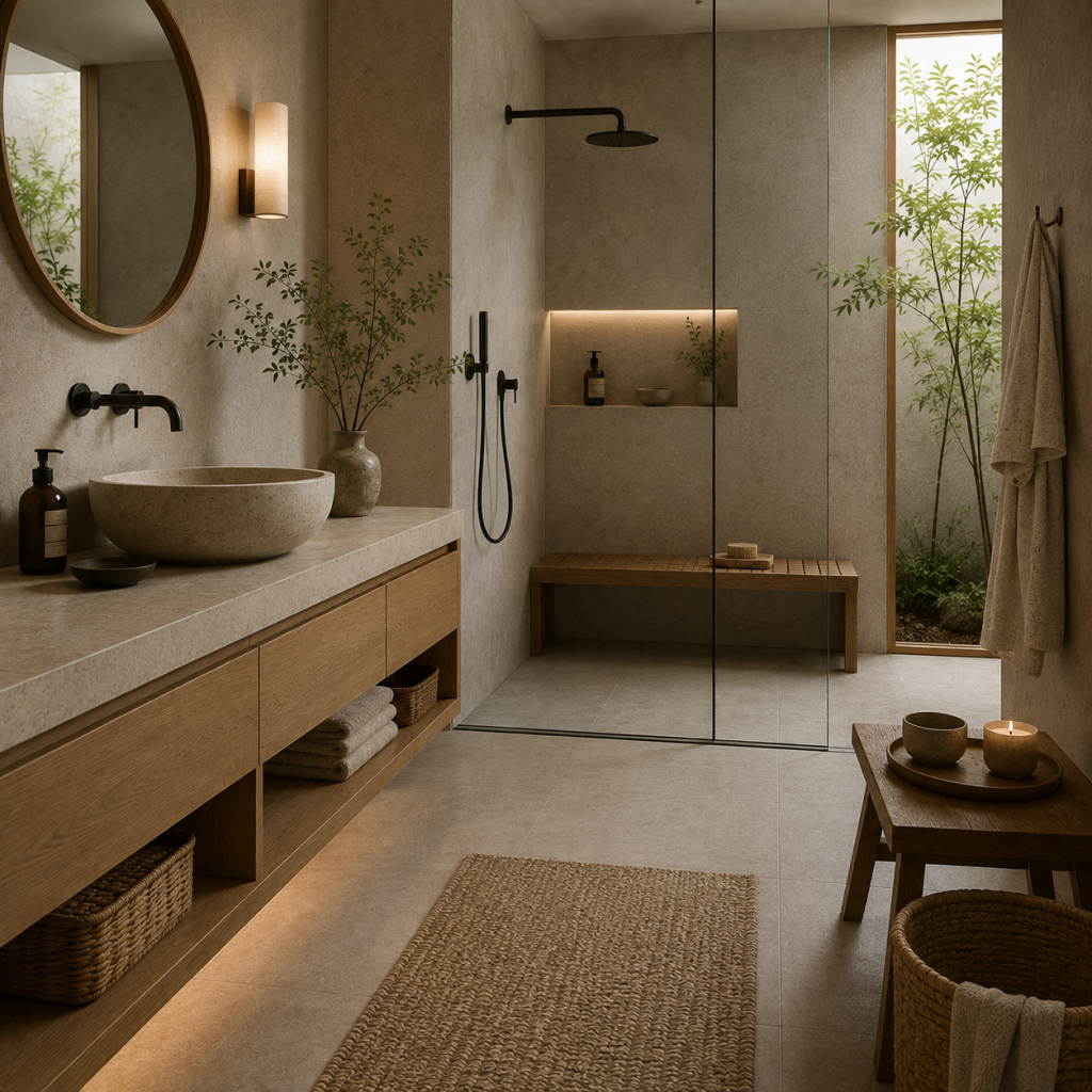 Japandi Bathroom Ideas