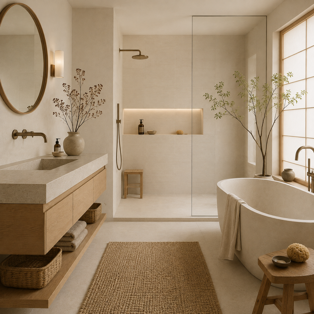 Japandi Bathroom Ideas