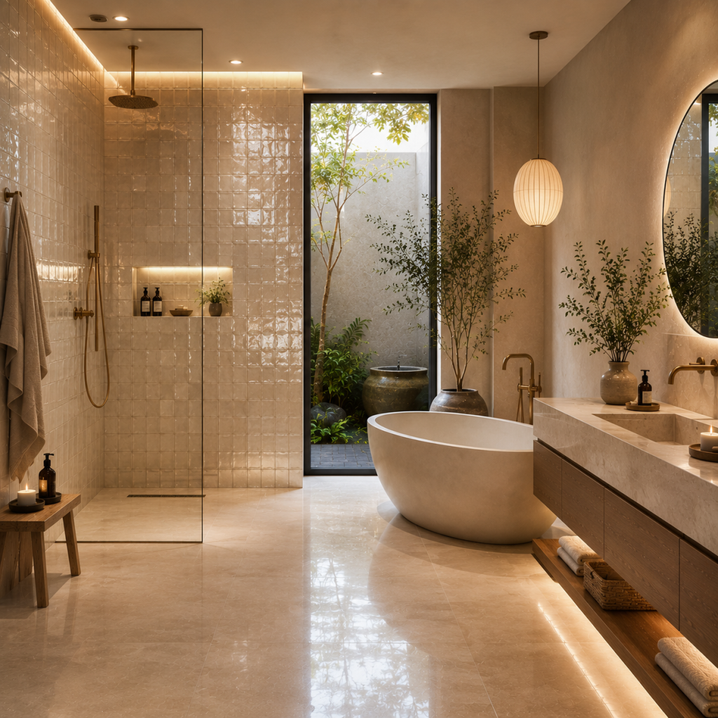 Japandi Bathroom Ideas 
