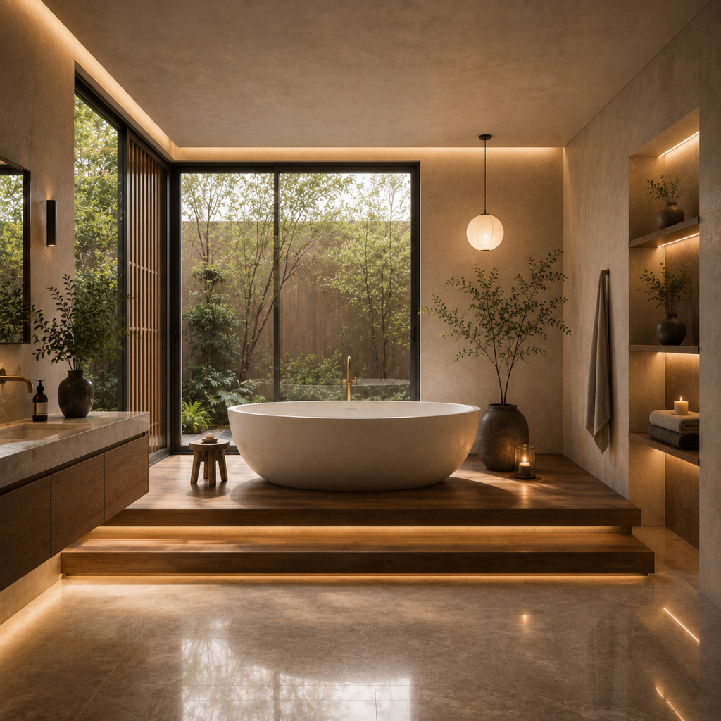 Japandi Bathroom Ideas 