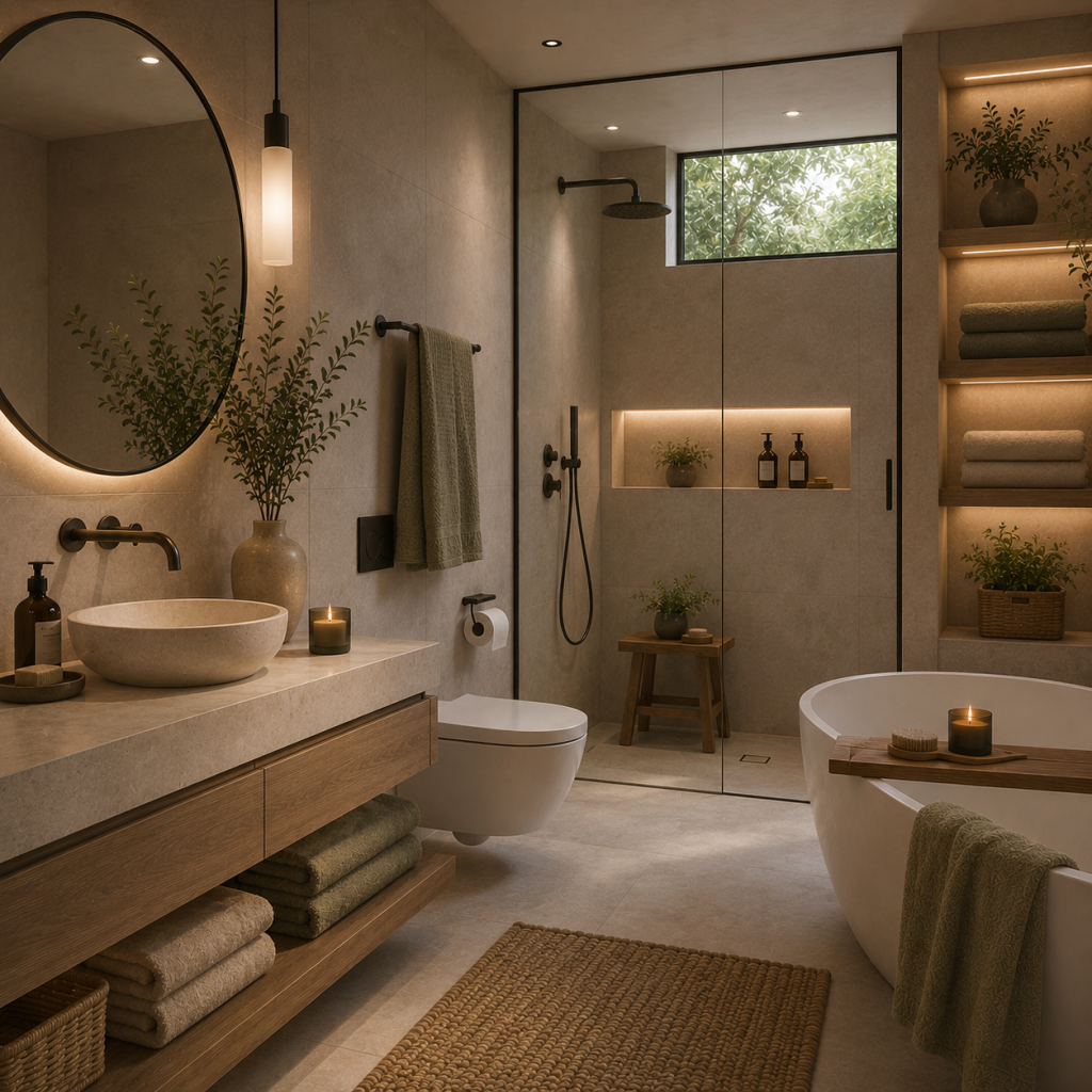 Japandi Bathroom Ideas 