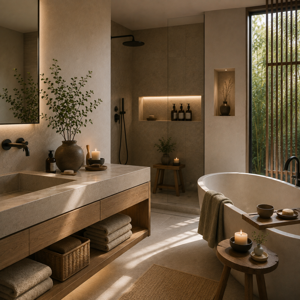 Japandi Bathroom Ideas 