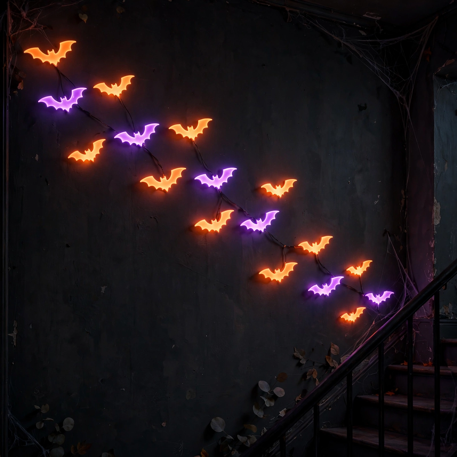 15 Neon Halloween Decor Ideas That Make Everything Glow 8 neon halloween decor idaes